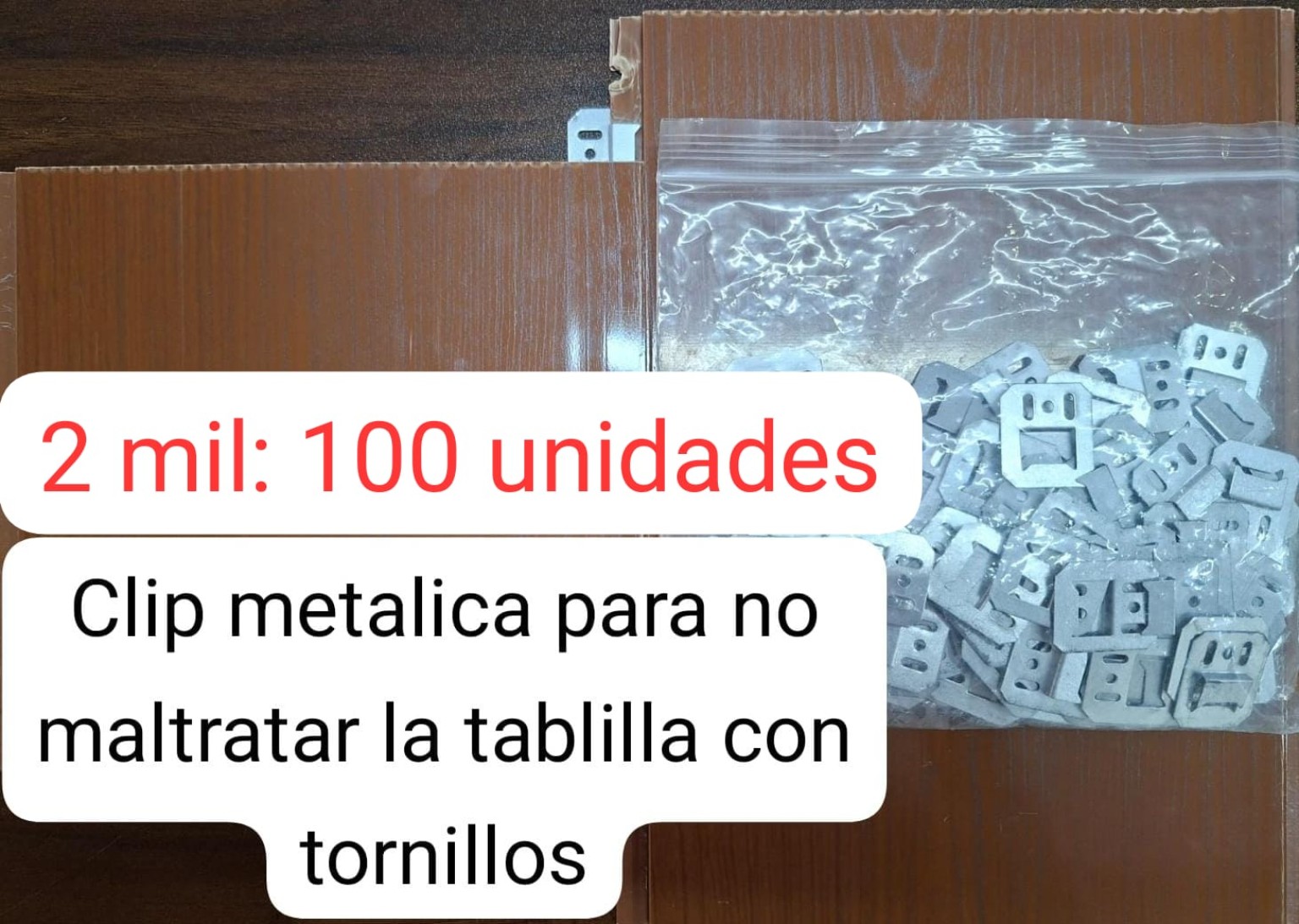 Clips metálicos